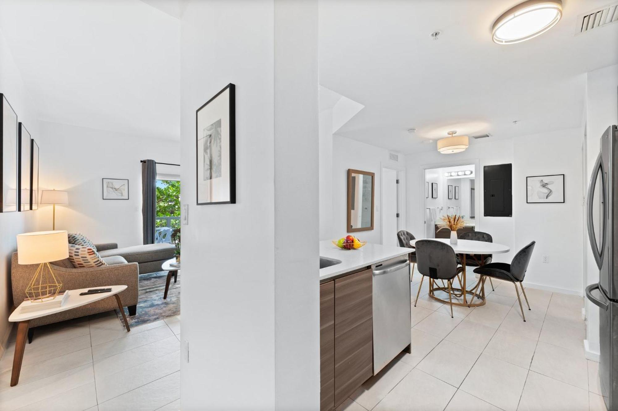 Modern Apartment In Edgewater Miami Camera foto